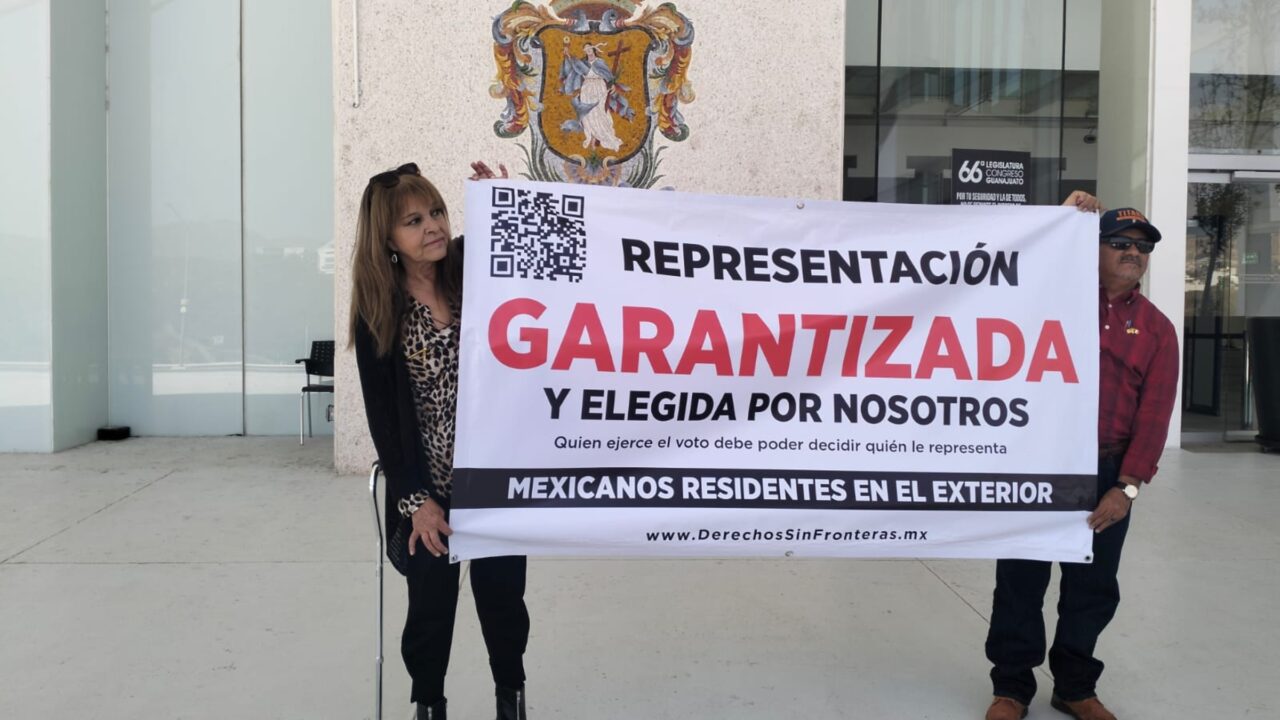 Líderes migrantes de Guanajuato exigen curules directas en el Congreso Federal